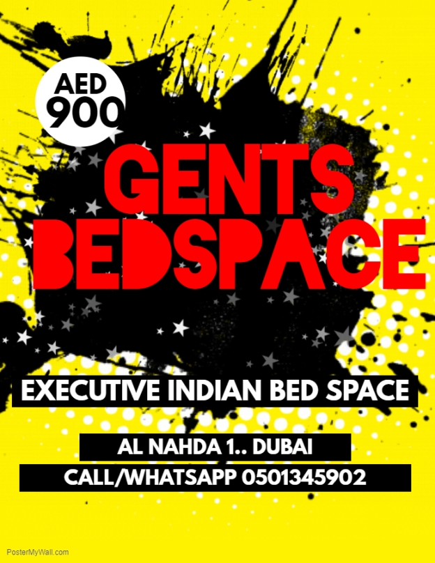 Indian gents Bed space