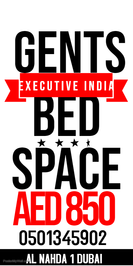 Gents Bed space Dubai