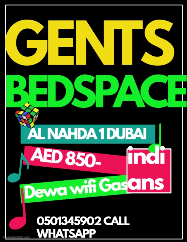 Bachelor Bed space Dubai